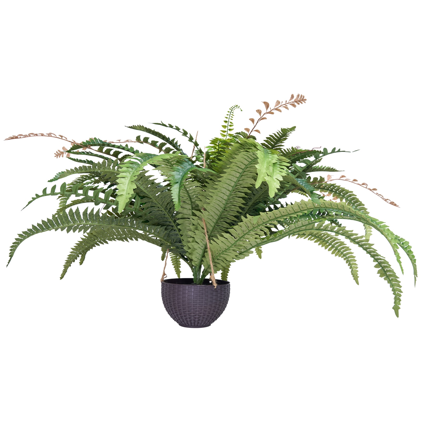 Artificial Ferns, Natural Spread Diameter 37-41 Inch, Large Hanging Boston Ferns, Sunlight Resistant Plant Wall Decor With 80 Branches And Flowerpot, Fern For Home Office Outdoor_maomaolike.com